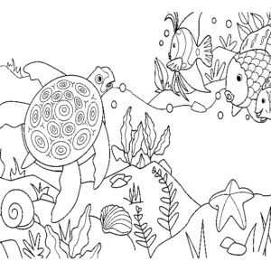 Rainbow Fish Coloring Pages Printable for Free Download