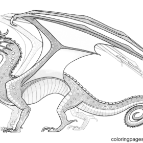 Wings Of Fire Coloring Pages Printable for Free Download