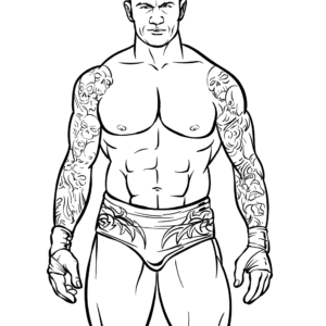 WWE Coloring Pages Printable for Free Download