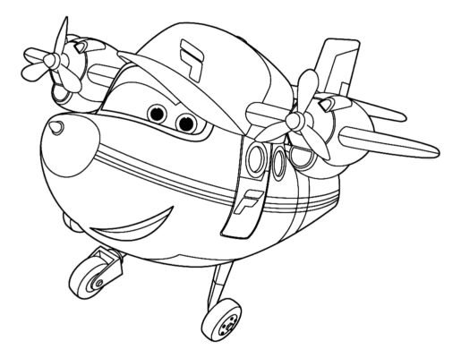 Super Wings Coloring Pages Printable for Free Download