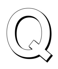 Letter Q Coloring Pages Printable for Free Download