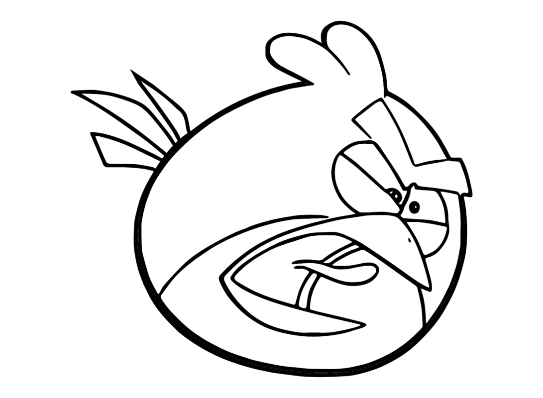 Red (Angry Bird) Coloring Pages Printable for Free Download