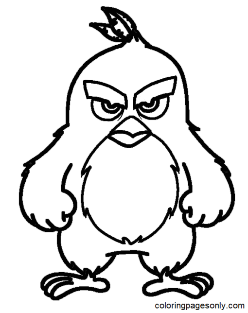 Angry Birds Movie Coloring Pages Printable for Free Download