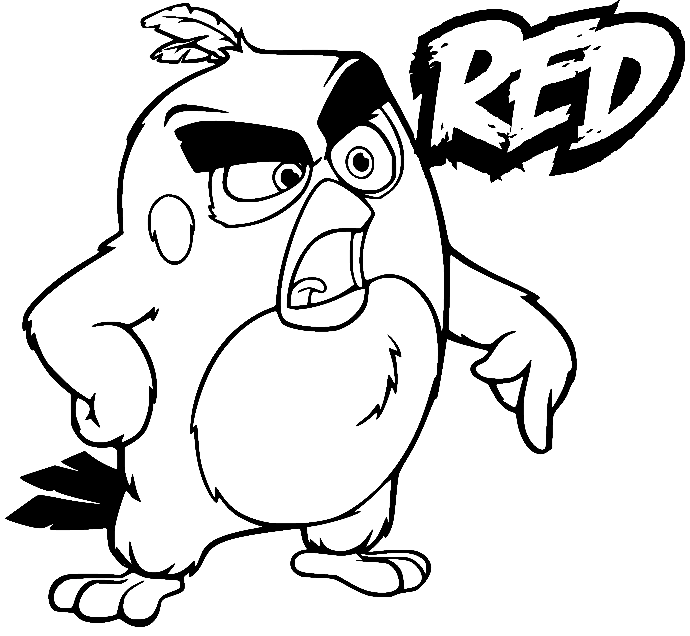 Angry Birds Movie Coloring Pages Printable for Free Download