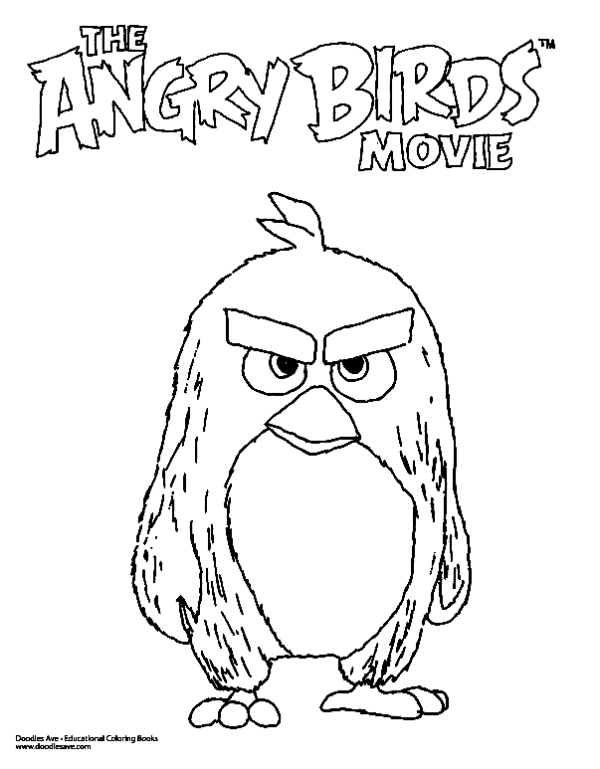 Angry Birds Movie Coloring Pages Printable for Free Download