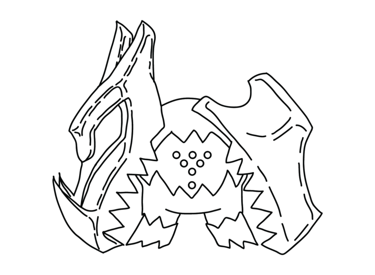 regidrago coloring pages for kids pokemon