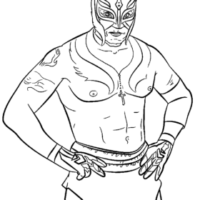 WWE Coloring Pages Printable for Free Download