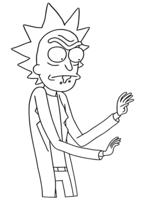 Rick and Morty Coloring Pages Printable for Free Download