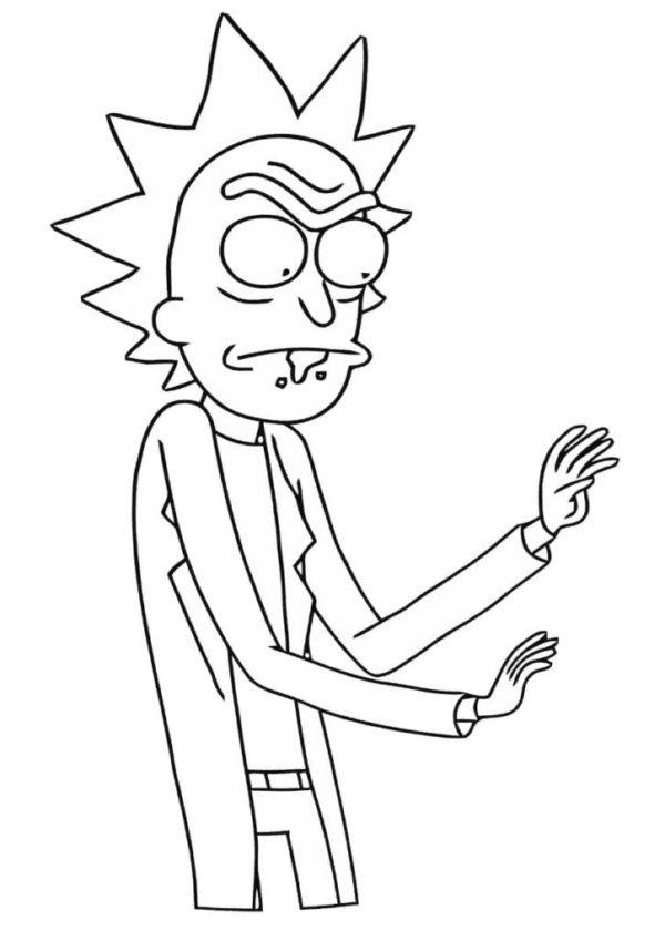 Rick and Morty Coloring Pages Printable for Free Download