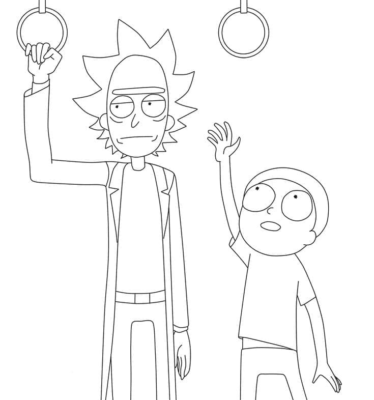 Rick and Morty Coloring Pages Printable for Free Download