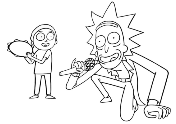 Rick And Morty Coloring Pages Printable For Free Download