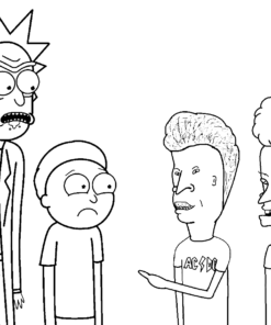 Rick and Morty Coloring Pages Printable for Free Download