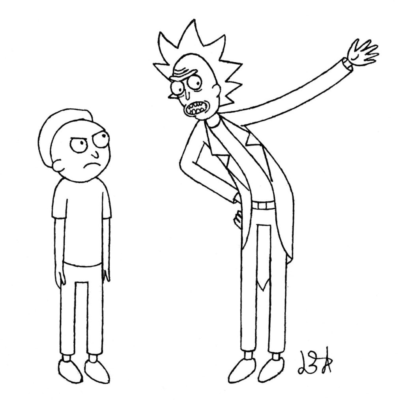 Rick and Morty Coloring Pages Printable for Free Download