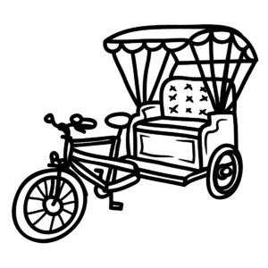 Tricycle Coloring Pages Printable for Free Download