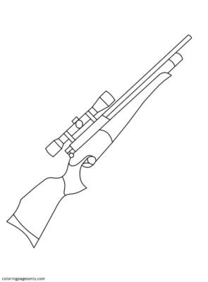 Gun Coloring Pages Printable For Free Download