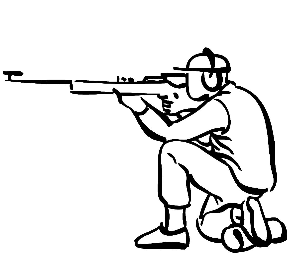 Shooting Sports Coloring Pages Printable for Free Download