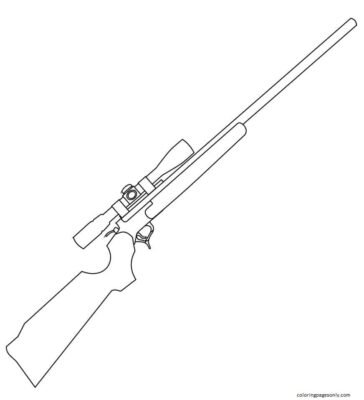 Gun Coloring Pages Printable for Free Download