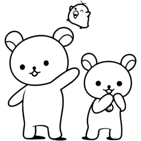 Rilakkuma Coloring Pages Printable for Free Download