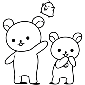 Rilakkuma Coloring Pages Printable for Free Download