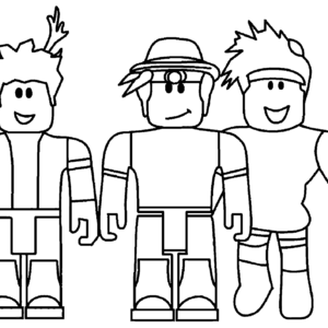 Orange Standing Rainbow Friends Roblox Coloring Page in 2023