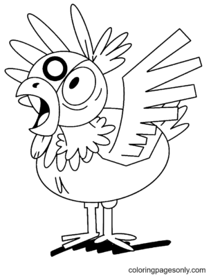 Robot Chicken Coloring Pages Printable for Free Download