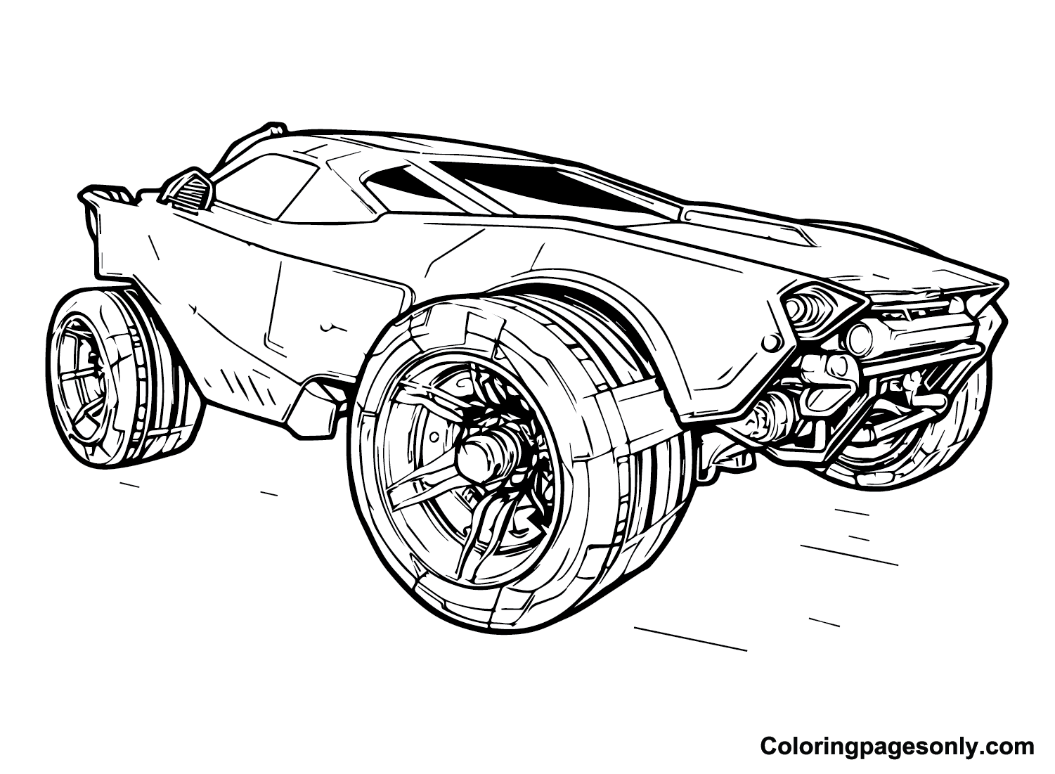 Rocket League Coloring Pages Printable For Free Download