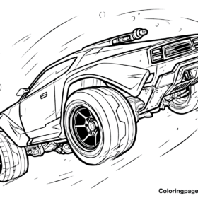 Rocket League Coloring Pages Printable For Free Download