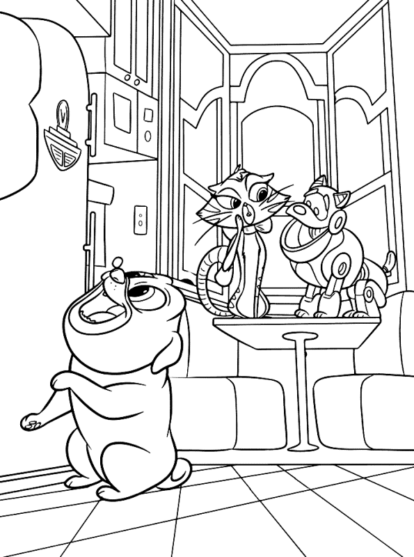 Puppy Dog Pals Coloring Pages Printable for Free Download