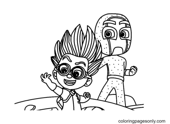 PJ masks Coloring Pages Printable for Free Download