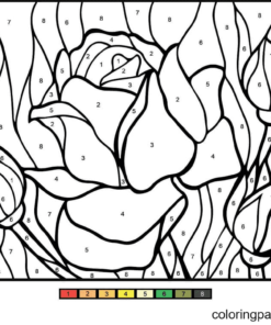 Color by Number Coloring Pages Printable for Free Download