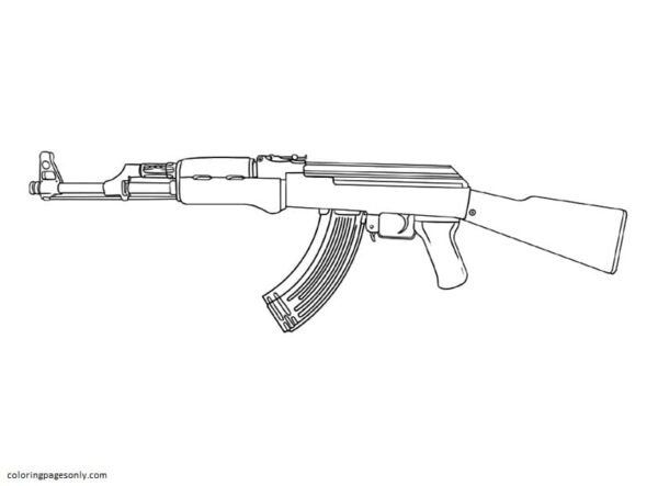 Desenhos De Arma De Fogo Para Colorir E Imprimir Pintar Gr Tis Online