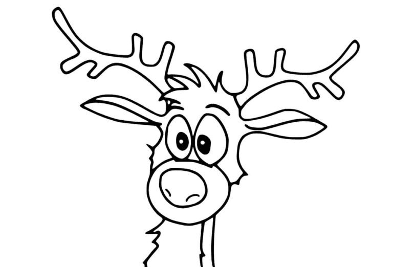 Rudolph Coloring Pages Printable for Free Download