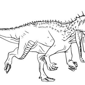 Giganotosaurus Coloring Pages Printable for Free Download