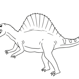 Spinosaurus Coloring Pages Printable for Free Download