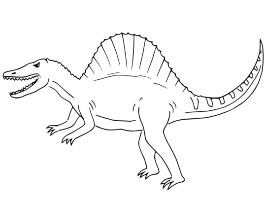 Spinosaurus Coloring Pages Printable for Free Download