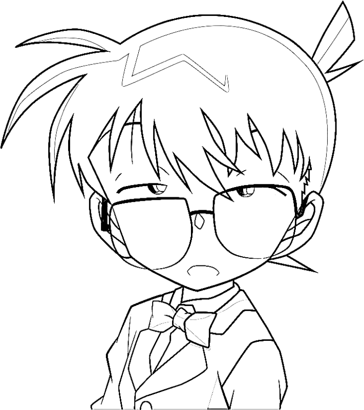 Detective Conan Coloring Pages Printable for Free Download