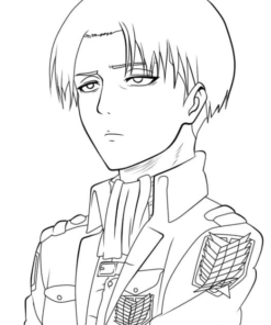 Levi Ackerman Coloring Pages Printable for Free Download