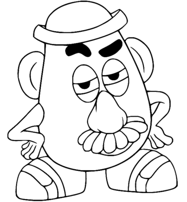 Mr Potato Head Coloring Pages Printable For Free Download