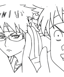 Saiki K Coloring Pages Printable for Free Download