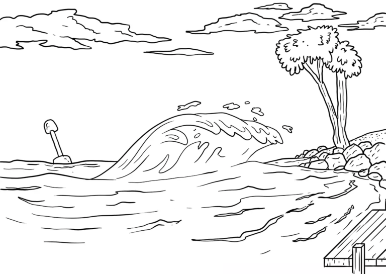 Seas and oceans Coloring Pages Printable for Free Download