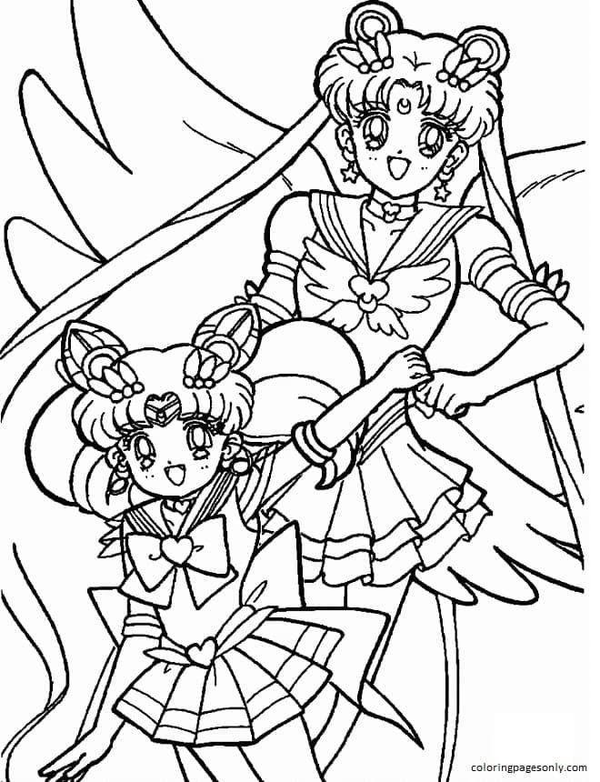 Sailor Moon Coloring Pages Printable for Free Download