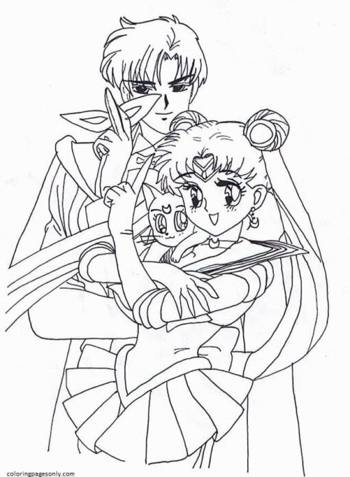 Sailor Moon Coloring Pages Printable for Free Download