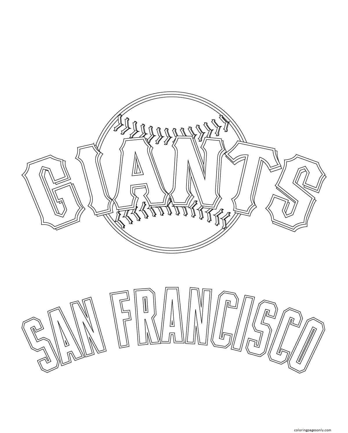 San Francisco 49ers logo coloring page 