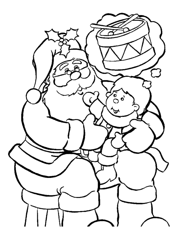 Santa Claus Coloring Pages Printable for Free Download