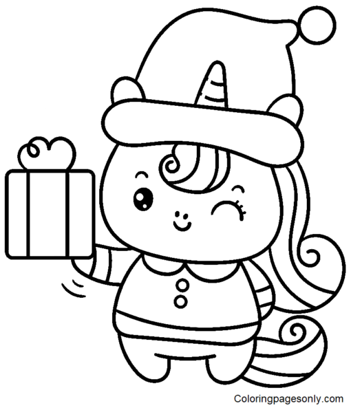 Cute Christmas Coloring Pages Printable for Free Download