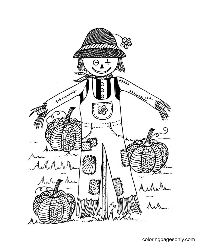 Halloween Pumpkin Coloring Pages Printable for Free Download