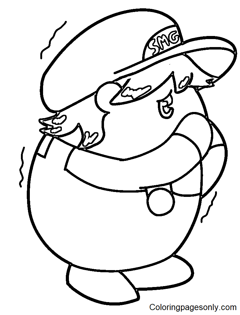 Beeg SMG4 Coloring Pages Printable for Free Download