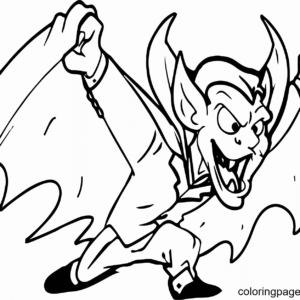 Vampire Coloring Page - Ultra Coloring Pages