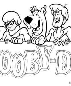 Scooby-Doo Coloring Pages Printable for Free Download