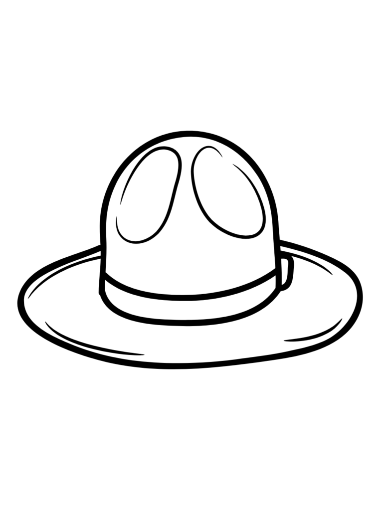 Hat Coloring Pages Printable for Free Download